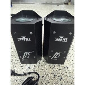 Chauvet LX-5 LED DJ Light Sound Activated Both Work Excellent 2 PACK BUNDLE!!!